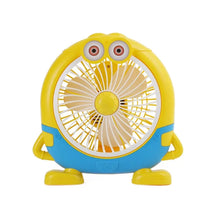 mini electric usb cartoon fan desk for children