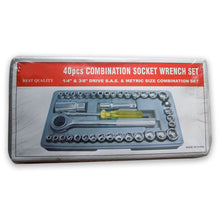 socket combination toolkit 40 pcs