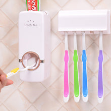 toothpaste dispenser tooth brush holder