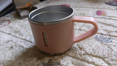 stainless steel vacuum coffee tea cup tea mug hot insulated double wall stainless steel coffee and milk cup with handle easy to carry coffee cup 1 pc