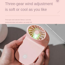 portable mobile phone holder fan