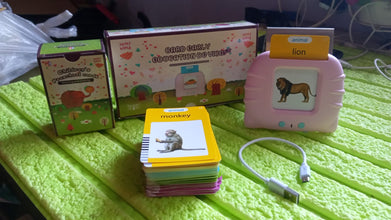 learning machine toy with cards