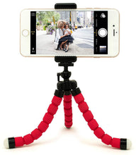 portable mini octopus tripod stand with phone holder for live selfie mobile phone portable and adjustable stent
