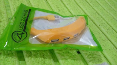 banana shape 4 port usb hub usb splitter