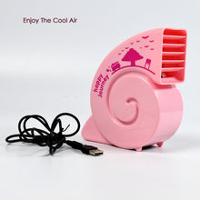 cute bright color desktop office usb mini fan