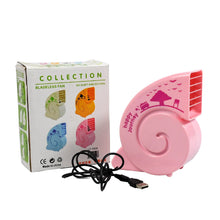 cute bright color desktop office usb mini fan