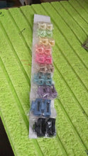 matt mini hair claw 2 pc mix colors