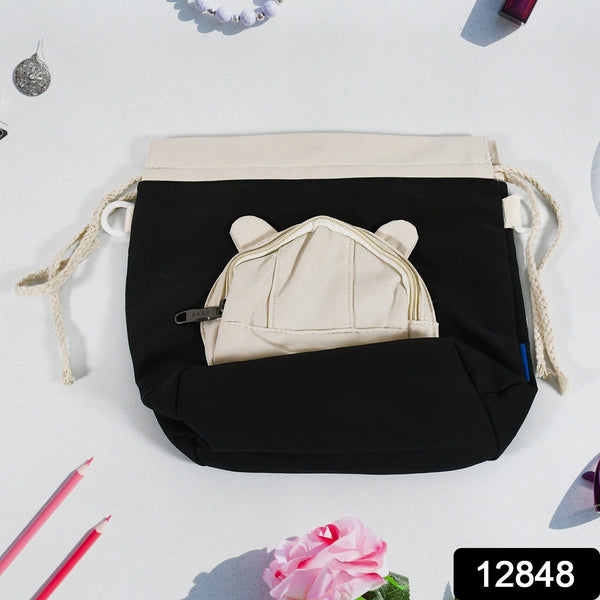 12848 womens casual canvas handbag fashion personality bag travel bag