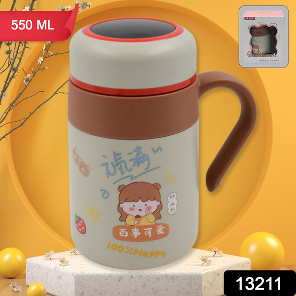 stainless steel insulated cup handle 550ml