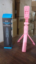 portable foldable selfie stick tripod stabilizer with remote
