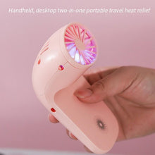 portable mobile phone holder fan