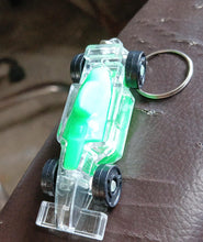 car shape keychain led flashing light