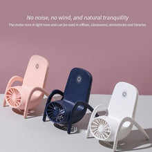 portable mobile phone holder fan