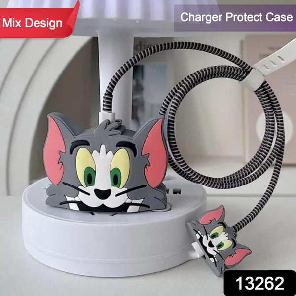 cartoon character charger case cover silicon charging case