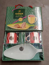 8223 tea mug with platter 3pc set