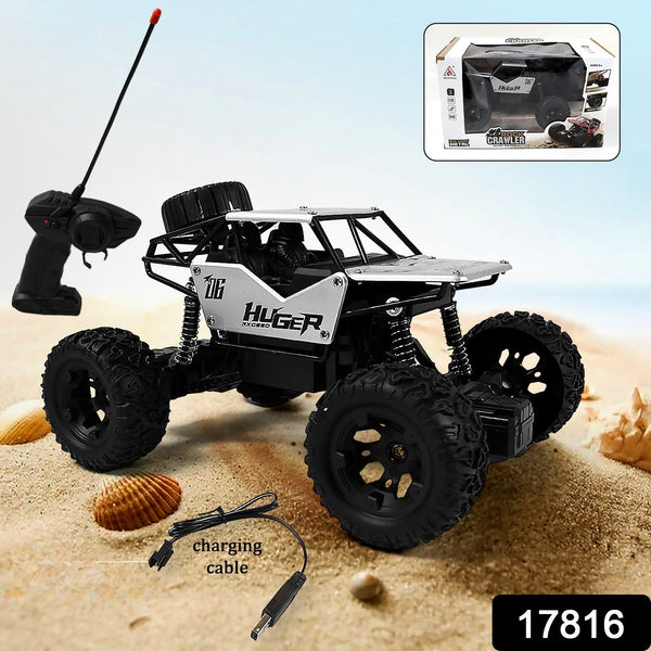 17816 1 18 scale 27mhz rock crawler monster rc truck all terrain stunt racing car rechargeable indoor outdoor toy car