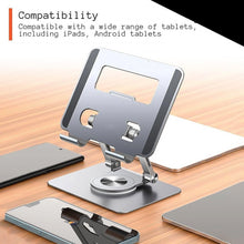 aluminum alloy 360 rotating bracket adjustable laptop stand portable foldable ergonomic laptop support