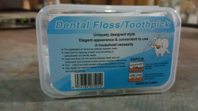 2 in 1 tooth picks flosses 50pc set