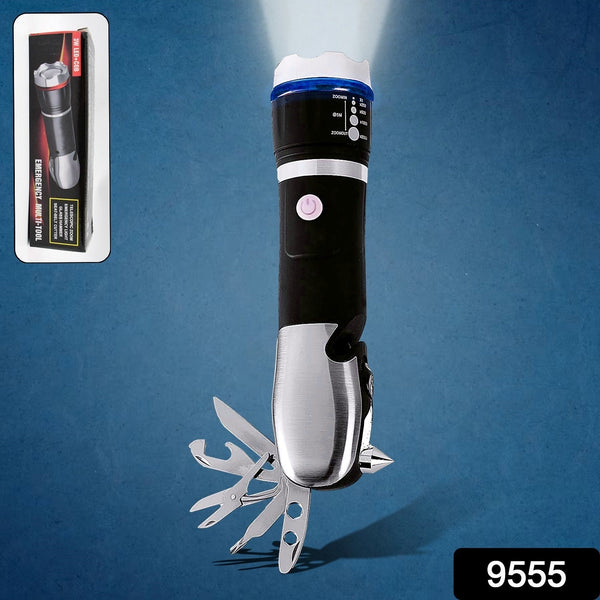 battery operated multi tool led flashlight