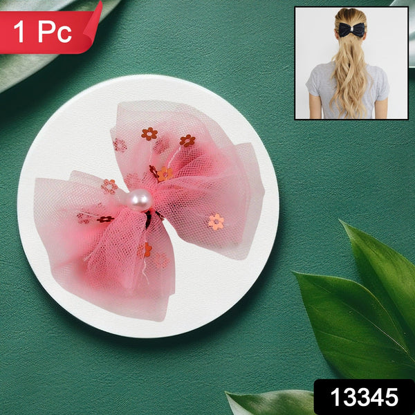 13345 kids hair bow knot clip 1pc