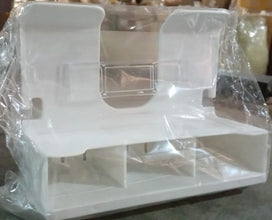 3 compartment wall hair dryer holder