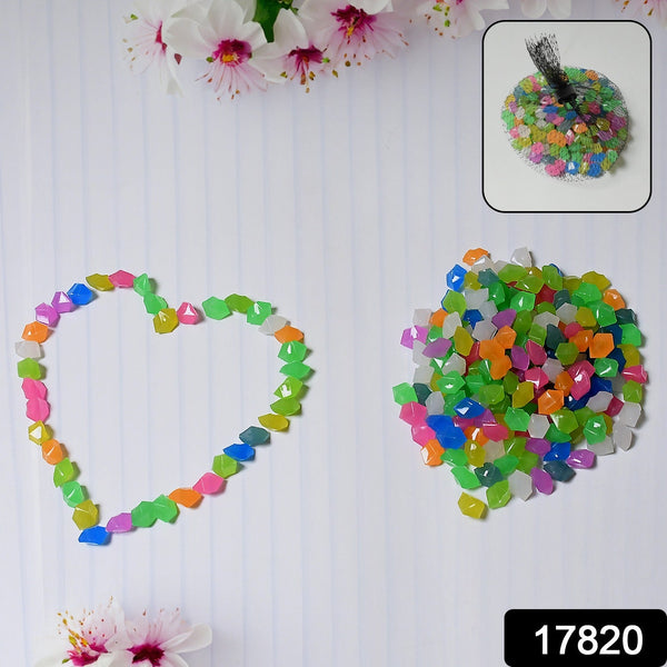 multi color decorative stone for garden lawn aquarium fish tank gravel flower pots decoration pebbles for fish bowl all purpose attractive stone set 2