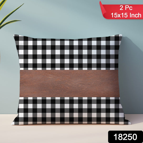 18250 pillow cover 2pc 15x15 inch