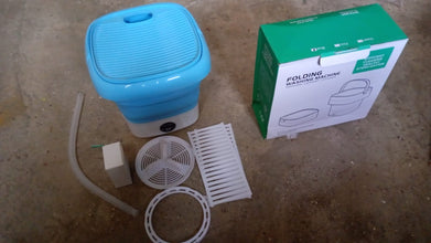12679 portable washing machine mini folding washer and dryer combo for underwear socks baby clothes travel camping rv dorm apartment