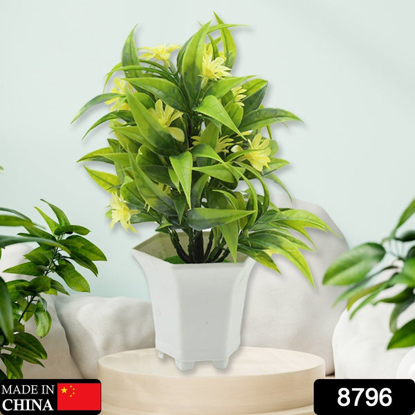 wild artificial flower plants with cute pot flower plant for home office decor tabletop and desk decoration artificial flower for balcony indoor decor plants for living room 1 pc 1