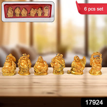 17924 golden laughing buddha 6pc