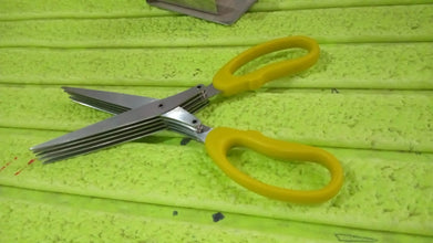 10118 5 blade herb scissor 1pc no3
