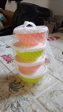 5558 plastic bowl with lid 4pc d62