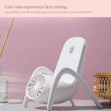 portable mobile phone holder fan