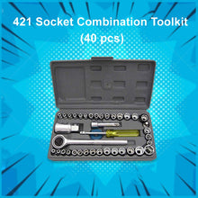 socket combination toolkit 40 pcs