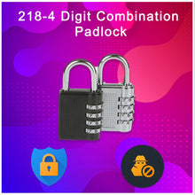 0218 4 digit combination padlock