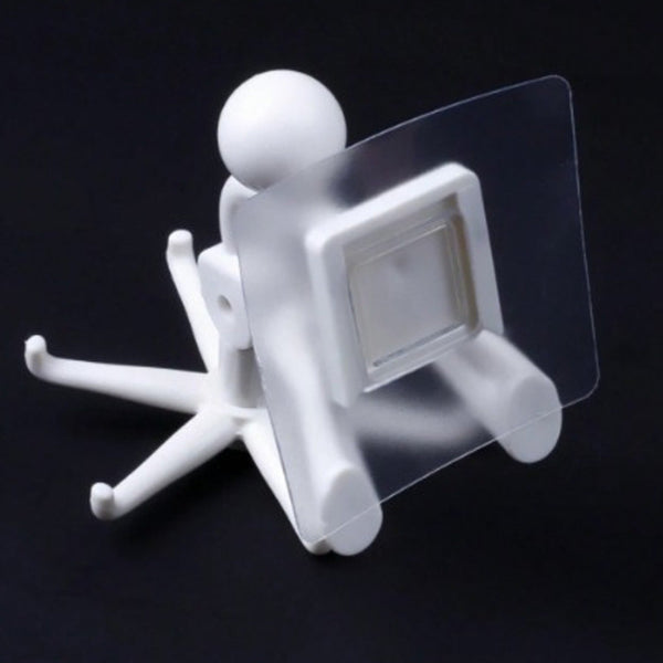 360 degree rotating figure 6 claw kitchen utensils holder hook organizerkitchen rack non punching and trace sticky hook for bathroom door wall white 1 pc 1