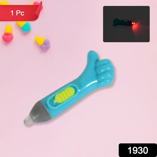 1930 thumb shaped light lightning keychain lightning toy thumb shape led light