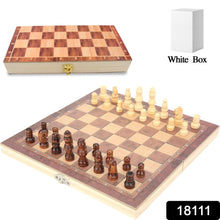 folding wooden chess board set 1pc