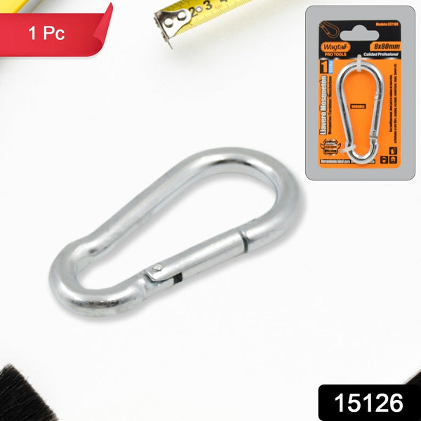 stainless steel snap hook 8 80 mm 1 pc