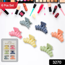 3270 matte hair claw 6pc