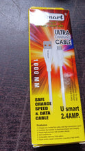 fast charging data transfer long micro cable 1000mm