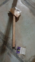 paving brush wooden block patio weed remover