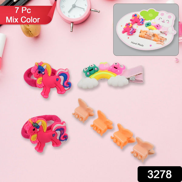 3278 7pc hair clip gift set