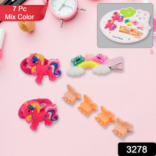 3278 7pc hair clip gift set