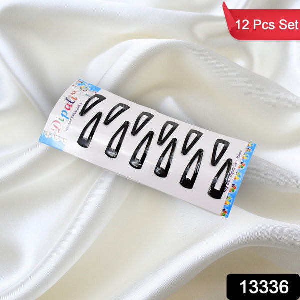 13336 metal tic tac hair clip 12pc