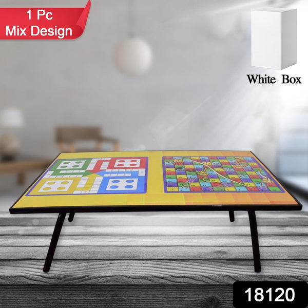foldable multipurpose games and study table 1pc