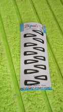 13336 metal tic tac hair clip 12pc