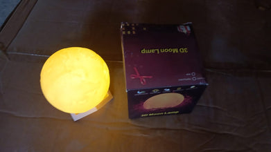 3d moon night lamp with stand