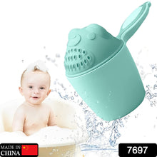 baby shampoo shower cup safe soft bathing water scorpion baby bath tumbler hair washing mug rainer