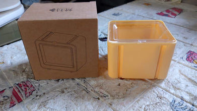 17611 storage box storage container tape storage boxes durable convenient plastic transparent lid visible tape storage box case for office
